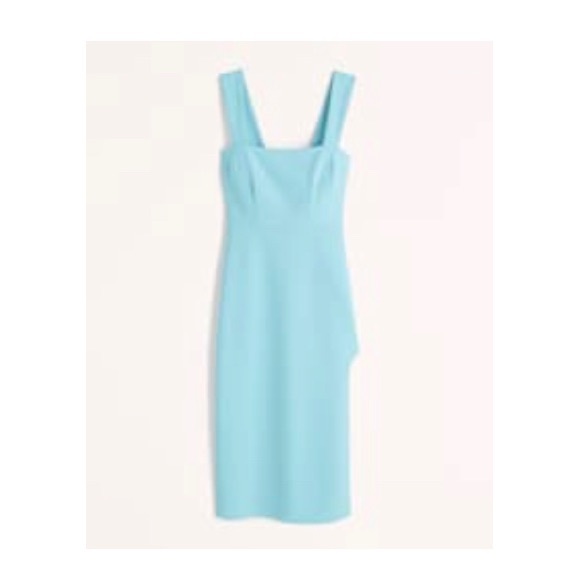 Abercrombie Wide Strap Slim Midi Dress - Size Small - Picture 1 of 2